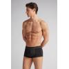 Man’s Superior Cotton Boxers with Logo(Black – Nero/Verde Militare)