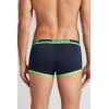 Man’s Superior Cotton Boxers with Logo(Blue – Blu Intenso/Verde Fluo)
