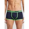 Man’s Superior Cotton Boxers with Logo(Blue – Blu Intenso/Verde Fluo)