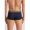 Man’s Superior Cotton Boxers with Logo(Blue – Blue/Yellow)