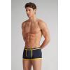 Man’s Superior Cotton Boxers with Logo(Blue – Blue/Yellow)