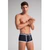 Man’s Superior Cotton Boxers with Logo(Blue – Midnight Blue/White)