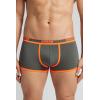Man’s Superior Cotton Boxers with Logo(Green – Verde Timo/Arancio Fluo)
