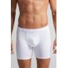 Man’s Superior Cotton Long Boxers(White – White)