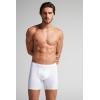 Man’s Superior Cotton Long Boxers(White – White)