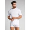 Man’s Superlight Premium Mercerized Cotton T-Shirt(White – White)
