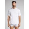 Man’s Superlight Premium Mercerized Cotton T-Shirt(White – White)
