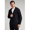 Man’s Zip Cotton Sweatshirt(Black – Nero)
