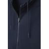 Man’s Zip Cotton Sweatshirt(Blue – Intense Blue)