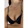 Woman’s Bellissima Push-up Bra in Ultralight Microfiber(Black – Black)