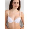 Woman’s Bellissima Push-up Bra in Ultralight Microfiber(White – White)