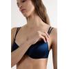 Woman’s Bellissima Silk Push-Up Bra(Blue – Intense Blue)