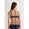 Woman’s Bellissima Silk Push-Up Bra(Blue – Intense Blue)