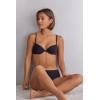 Woman’s Bellissima Superior Comfort Push-Up Bra(Black – Black)