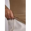 Woman’s Boat Neck Modal Cashmere Ultralight Top(Brown – Toffee Brown)