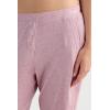 Woman’s Chic Comfort Full Length Modal Pants(Dark Pink – Rosa Scuro Melange)