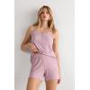 Woman’s Chic Comfort Modal Shorts(Dark Pink – Rosa Scuro Melange)