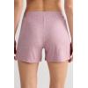 Woman’s Chic Comfort Modal Shorts(Dark Pink – Rosa Scuro Melange)