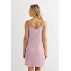 Woman’s Chic Comfort Thin Strap Nightshirt(Dark Pink – Rosa Scuro Melange)