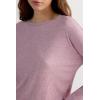 Woman’s Comfort Chic Bateau Neck Long Sleeve Modal Top(Dark Pink – Rosa Scuro Melange)