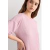 Woman’s Comfort Chic Modal Nightshirt(Dark Pink – Rosa Scuro Melange)