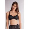 Woman’s Daniela Lace Balconette Bra(Black – Black)