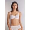 Woman’s Daniela Lace Balconette Bra(White – White)