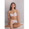 Woman’s Daniela Lace Balconette Bra(White – White)