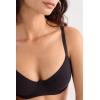 Woman’s Daniela Superior Comfort Balconette Bra(Black – Black)