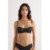 Woman’s Denise Lace Balconette Bra(Black – Black)
