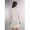 Woman’s Dusty Flower Superior Cotton Nightshirt(Print – Stampa Dusty Flowers)