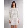 Woman’s Dusty Flower Superior Cotton Nightshirt(Print – Stampa Dusty Flowers)