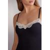 Woman’s Effortless Beauty Chemise(Black – Nero/Cream)