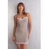 Woman’s Effortless Beauty Chemise(Brown – Light Brown/Cream)