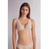 Woman’s Elena Lace Balconette Bra(Natural – Avorio Crema)