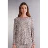 Woman’s Floral Romance Bateau Neck Top(Print – Stampa Floral Romance)