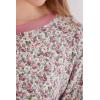 Woman’s Floral Romance Bateau Neck Top(Print – Stampa Floral Romance)