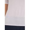 Woman’s Fresh Bamboo Bateau Neck Top(White – Milk White)
