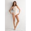 Woman’s Fresh Bamboo Tank Bodysuit(Natural – Vanilla Ivory)