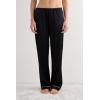 Woman’s Full Length Silk Pants(Black – Black)