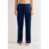 Woman’s Full Length Silk Pants(Blue – Intense Blue)