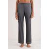 Woman’s Full Length Silk Pants(Gray – Titanium Grey)