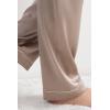 Woman’s Full Length Silk Pants(Natural – Powder Beige)