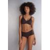 Woman’s Greta Comfort Lounge Balconette Bra in Ultralight Microfiber(Brown – Mocha Brown)