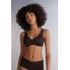 Woman’s Greta Comfort Lounge Balconette Bra in Ultralight Microfiber(Brown – Mocha Brown)