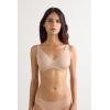 Woman’s Greta Comfort Lounge Balconette Bra in Ultralight Microfiber(Natural – Honey Soft Beige)
