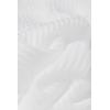 Woman’s High Collar Top in Ultranatural with Cashmere(White – White)