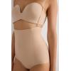 Woman’s High Waist Shaping Hipster in Seamless Microfiber(Natural – Honey Soft Beige)