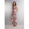 Woman’s Imaginary Journey Viscose Satin Full Length Pants