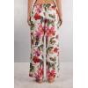 Woman’s Imaginary Journey Viscose Satin Full Length Pants